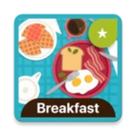 breakfast recipes android application logo